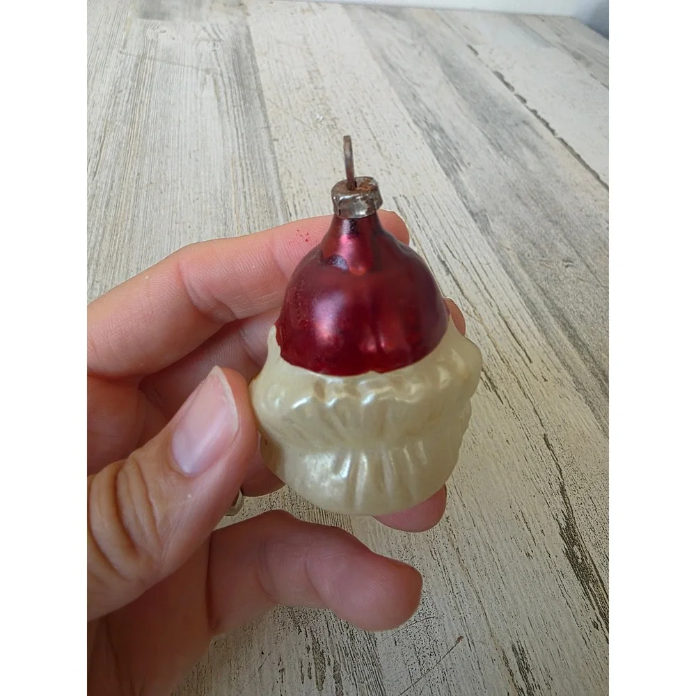 Antique clown mercury glass ornament jester Xmas tree vintage